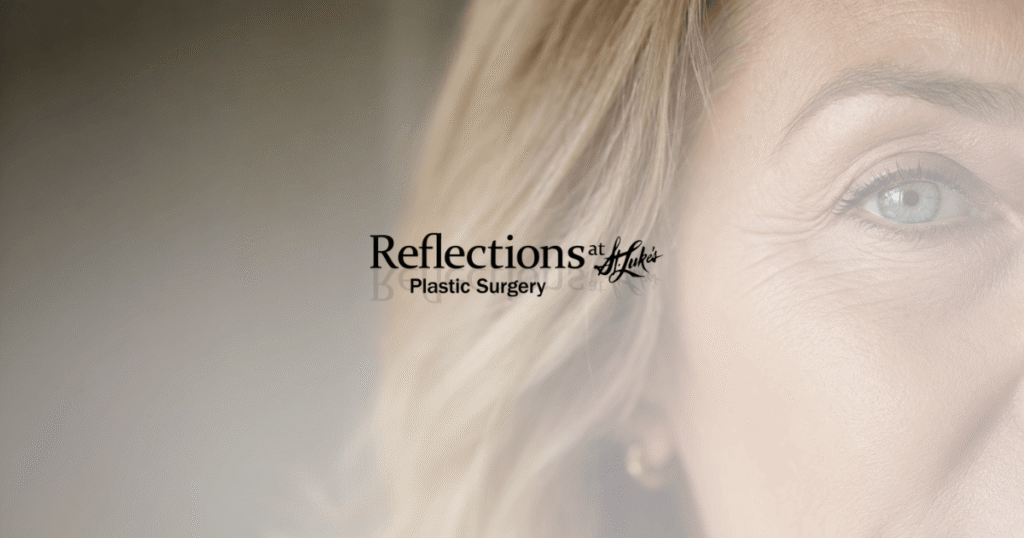 Confident older woman close-up portrait highlighting natural eye aging - OG Image - Decorative